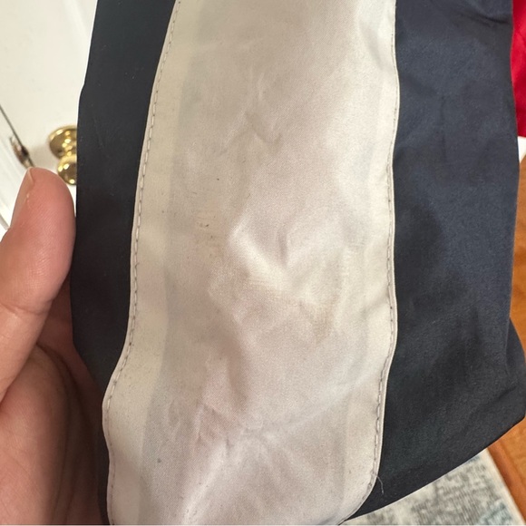 USPA polar fleece men’s Large classic navy jacket Preowned With Flews - Picture 8 of 14